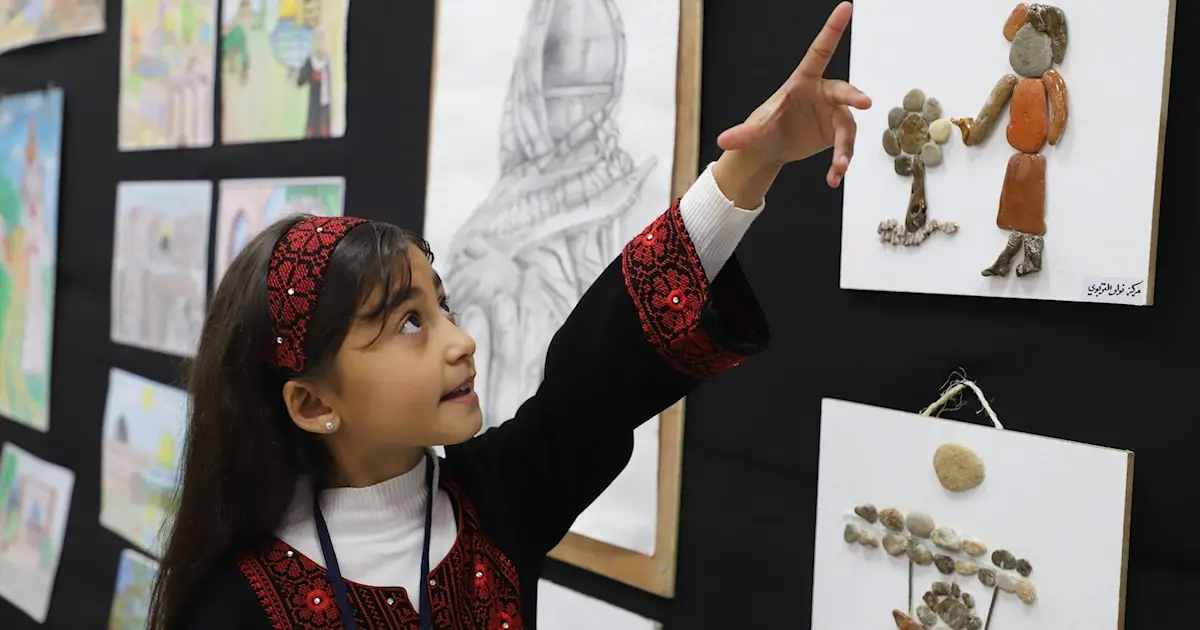 إبداعات أطفال غزة تتحدى الظروف في معرض تقني وفني