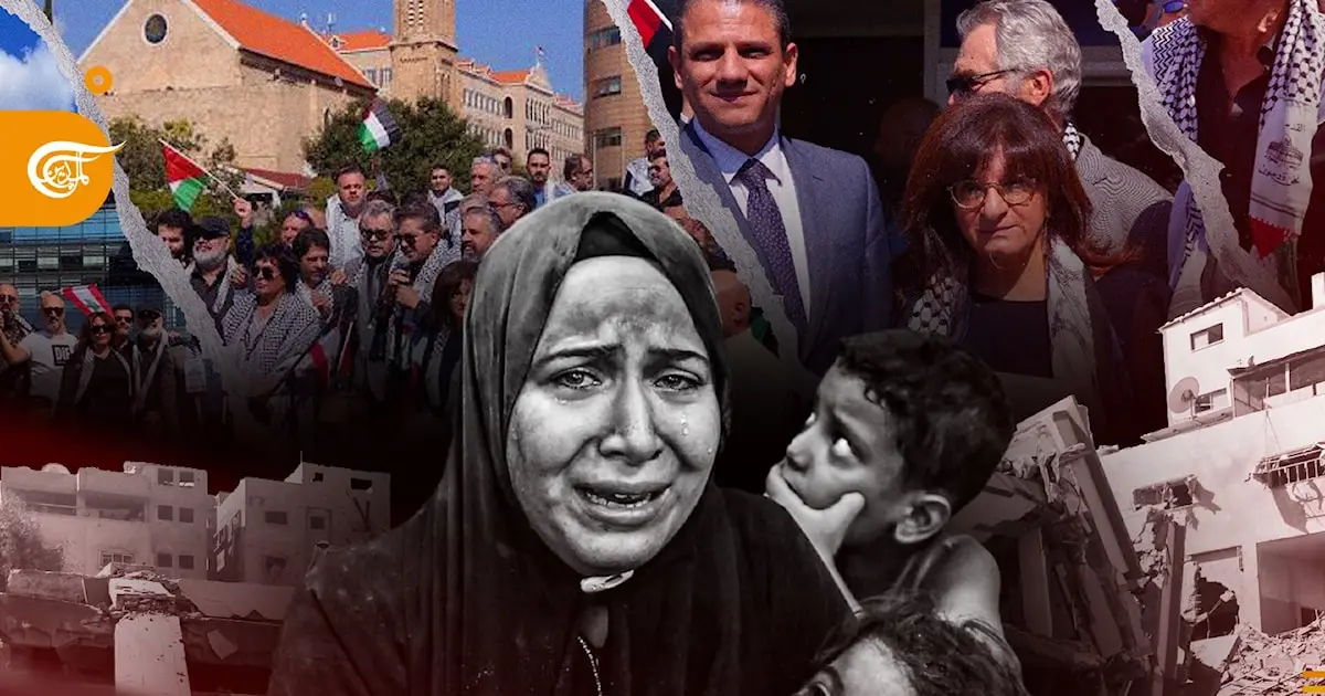 نقابات الفنانين في لبنان تنظم وقفة تضامنية مع غزة