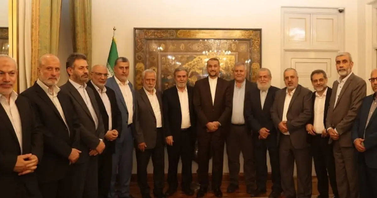 مباحثات إيرانية مع وفد الجهاد الإسلامي حول التطورات الفلسطينية
