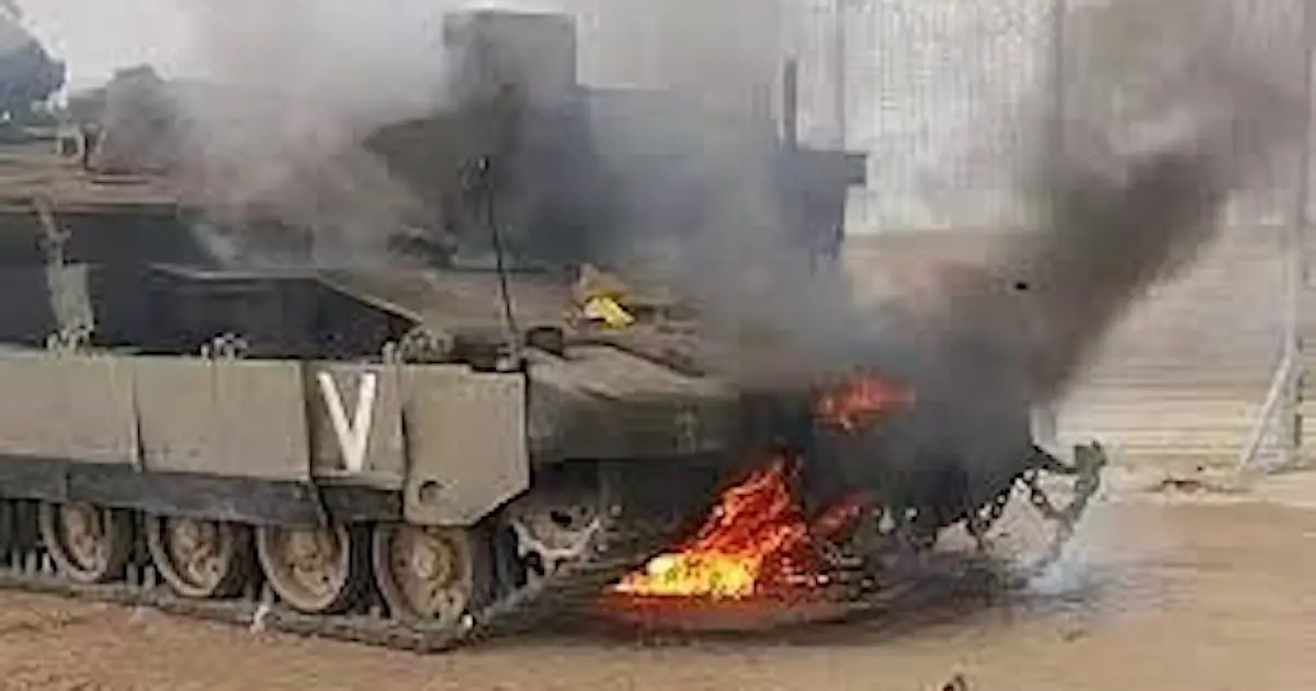 استهداف آليات الاحتلال في غزة رداً على اغتيال قيادي ميداني