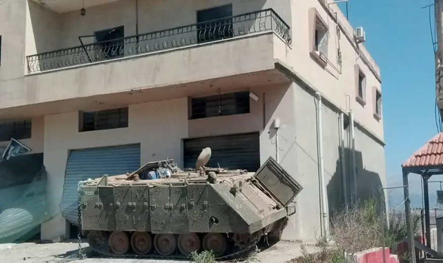فقدان مركبة عسكرية ذاتية القيادة تابعة للاحتلال في جنوب لبنان