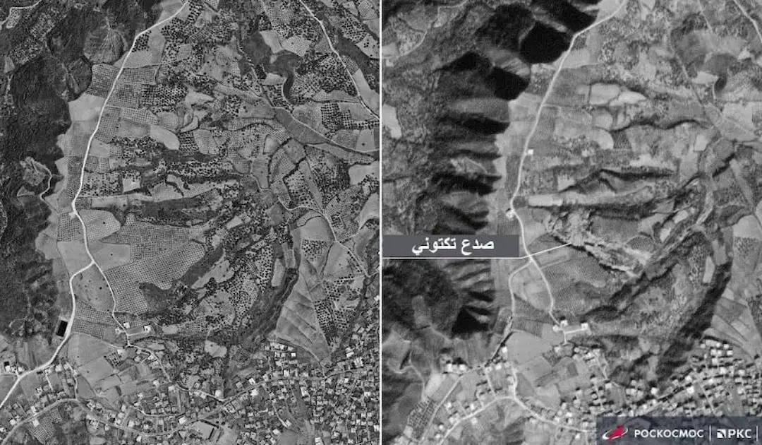 صدع أرضي ضخم يظهر في جنوب تركيا عقب الزلزال