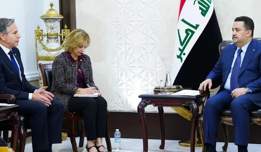 مباحثات عراقية أمريكية في بغداد بشأن تطورات الأوضاع في غزة