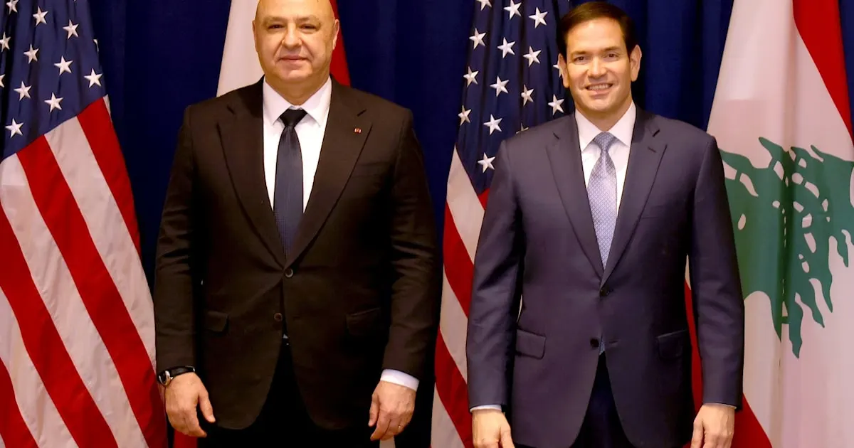 عون يؤكد لروبيو: وقف إطلاق النار في لبنان هو المدخل الأساسي للحل عون يؤكد لروبيو: وقف إطلاق النار في لبنان هو المدخل الأساسي للحل