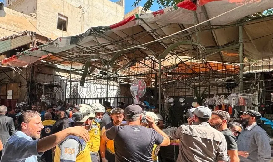 حصيلة دامية لانفجار عبوة ناسفة في مقهى بوسط دمشق